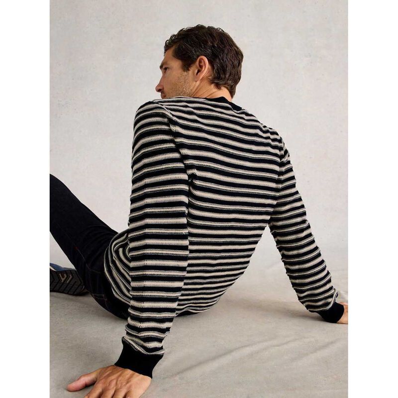 White Stuff Attadale Crew Neck Stripe Jumper image number 1